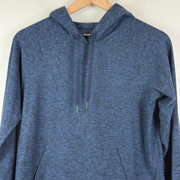 Outdoor Voices Hoodie Women's Medium Blue Cloudknit Stretch Long Sleeve Pullover - Picture 3 of 10